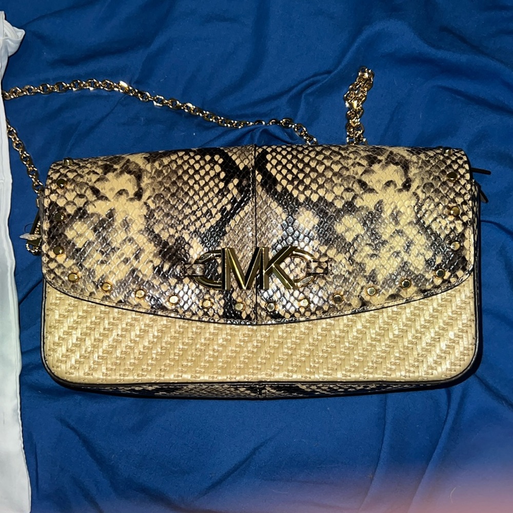 MK WOMENS SNAKESKIN BAG